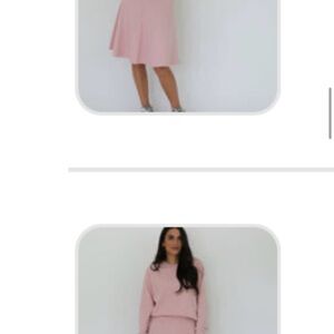 Olive and Tuesday rose circle and Skirt Set